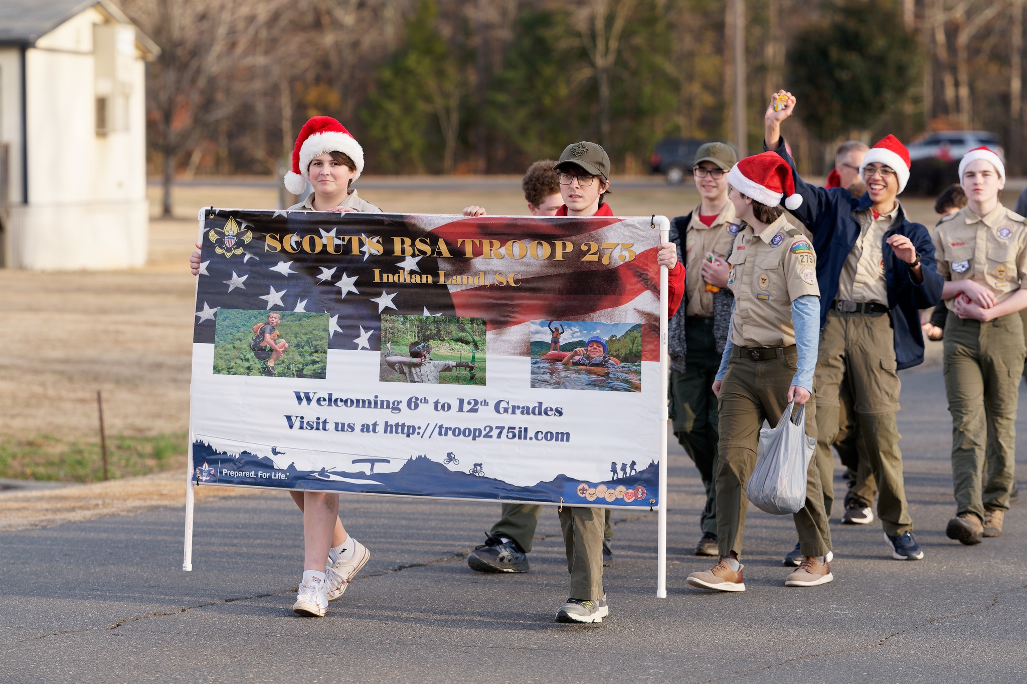 Indian Land Holiday Parade 12/14/24 - Troop 275 Indian Land, SC