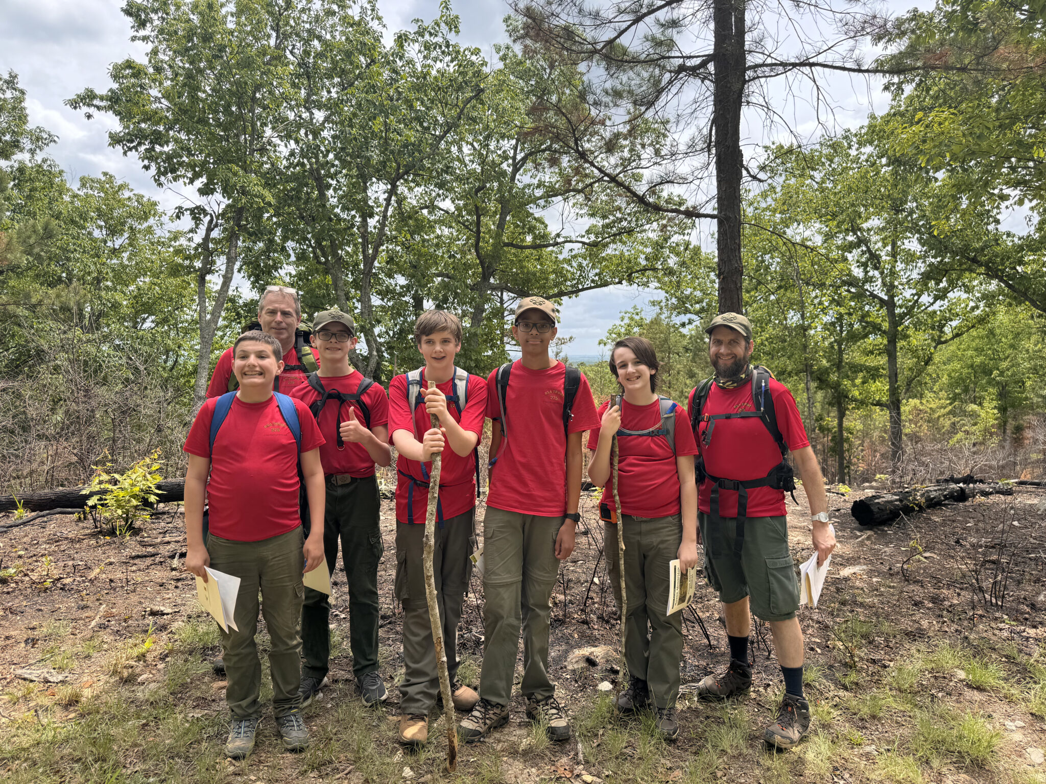 Flaming Fox Patrol Hiking Trip - Troop 275 Indian Land, SC