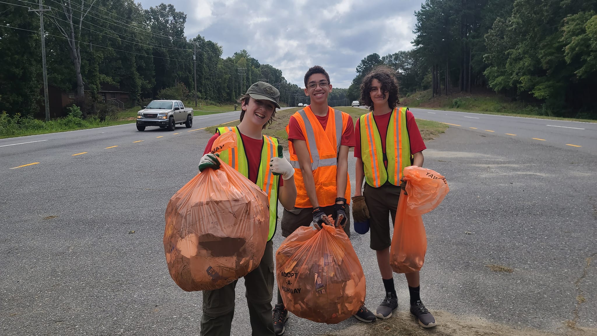 Roadside Clean-up 9/14/2024 - Troop 275 Indian Land, SC